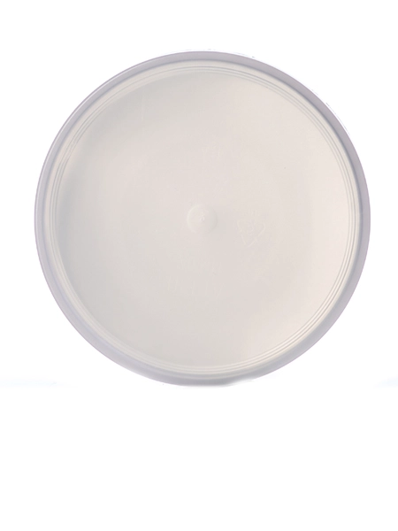 Natural-Colored PP Plastic 70-400 Smooth Skirt Lid – L817