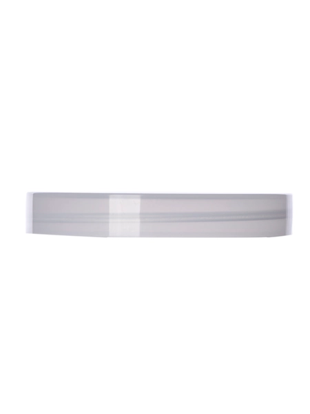 Natural-Colored PP Plastic 89-400 Smooth Skirt Unlined Lid – L820T
