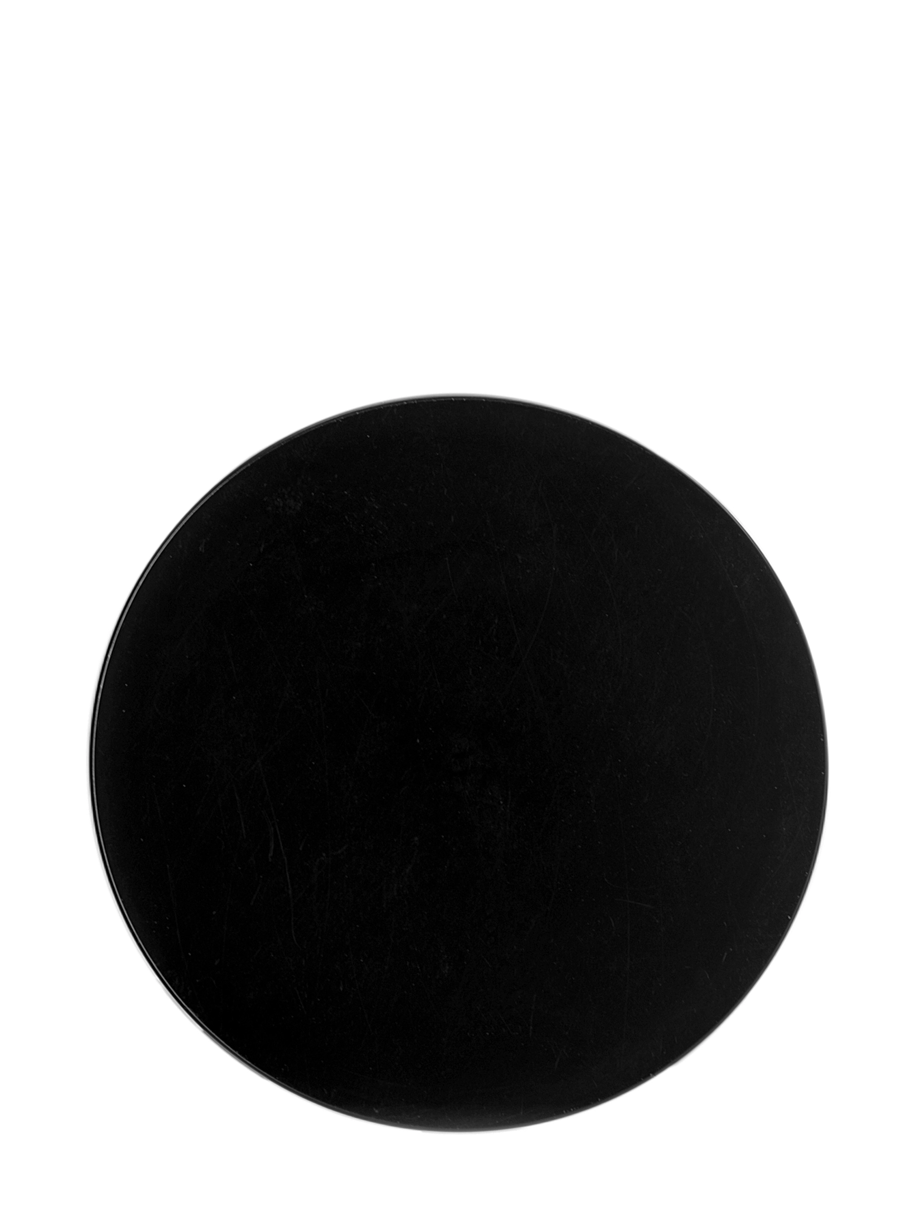 Black PP Plastic 89-400 Smooth Skirt Lid – L826BK
