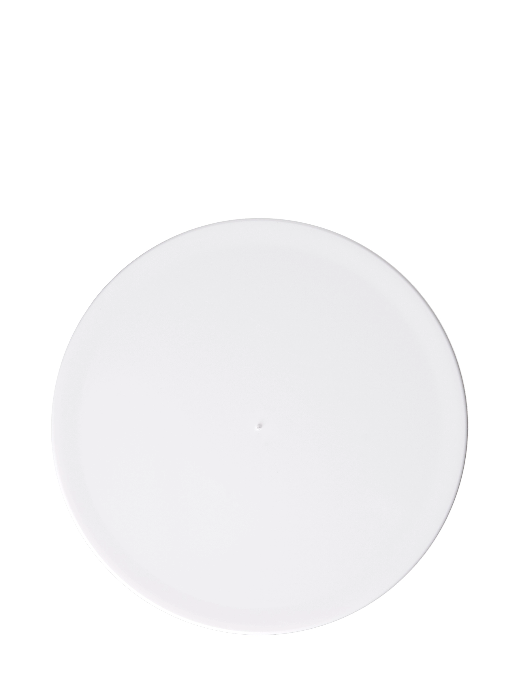 White PP Plastic 89-400 Smooth Skirt Lid – L826WHF2