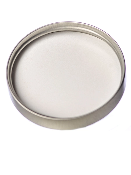 Silver Metal 58-400 Smooth Skirt Unishell Lid – L833S