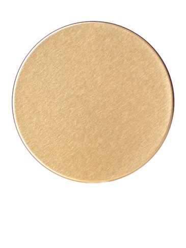 Gold metal 89-400 smooth skirt unishell lid with foam liner