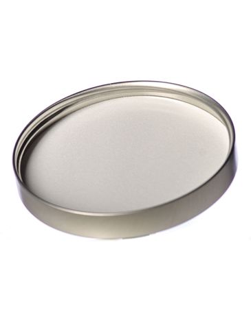 Silver metal 89-400 smooth skirt unishell lid with foam liner