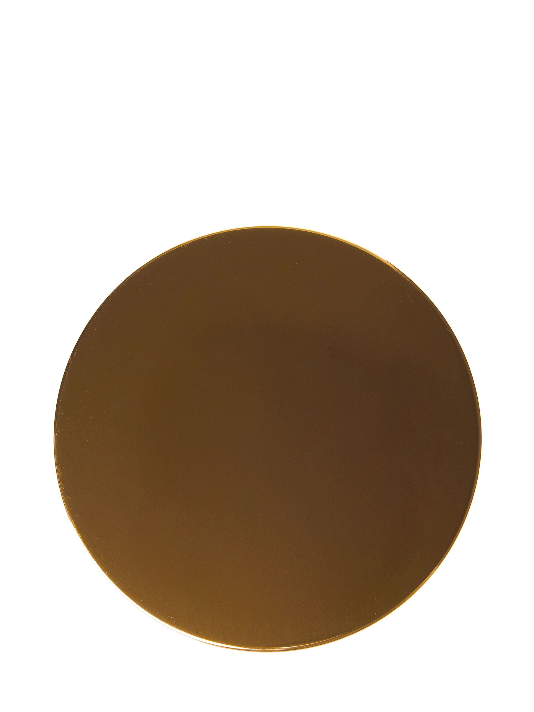 Shiny Gold Metal Overshell and PP 89-400 Smooth Skirt Lid – L846GDSF1