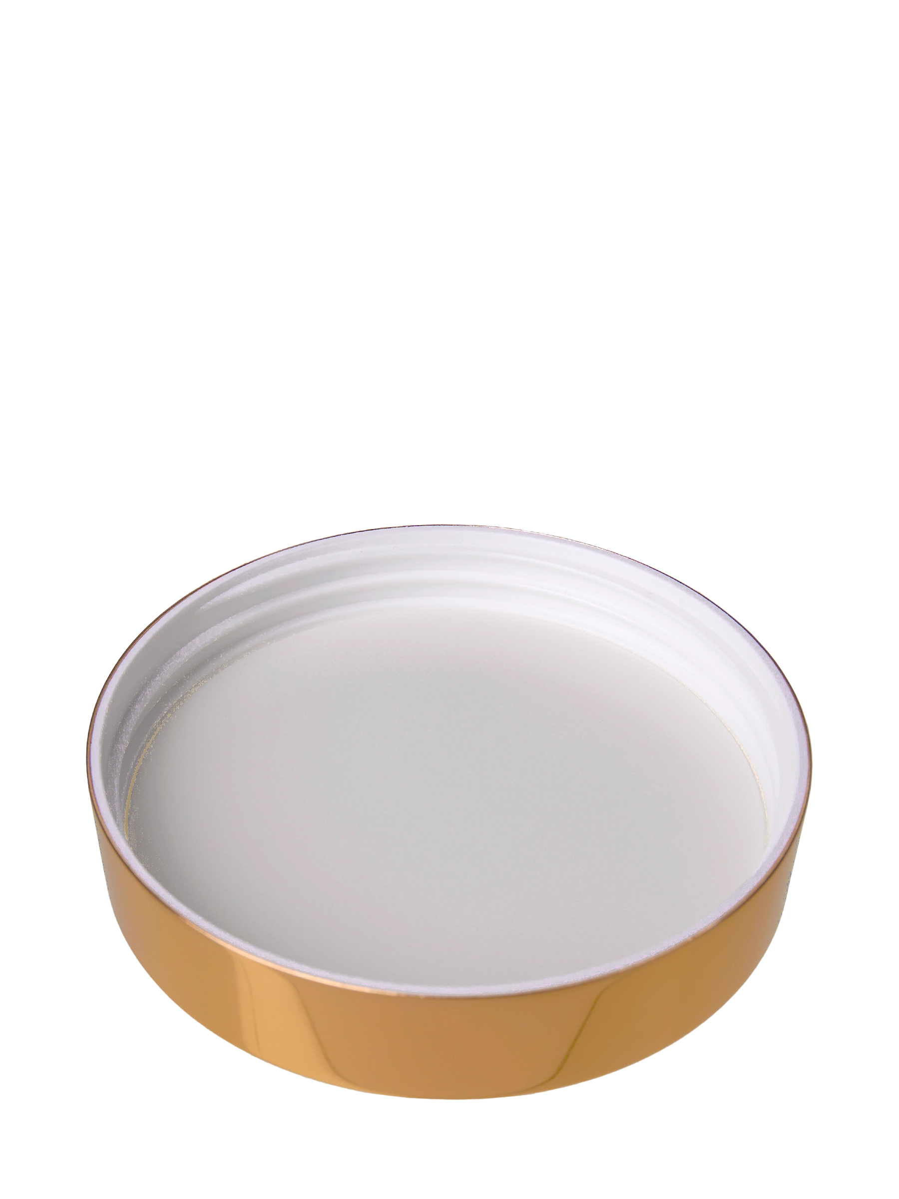 Shiny Gold Metal Overshell and PP 89-400 Smooth Skirt Lid – L846GDSF1