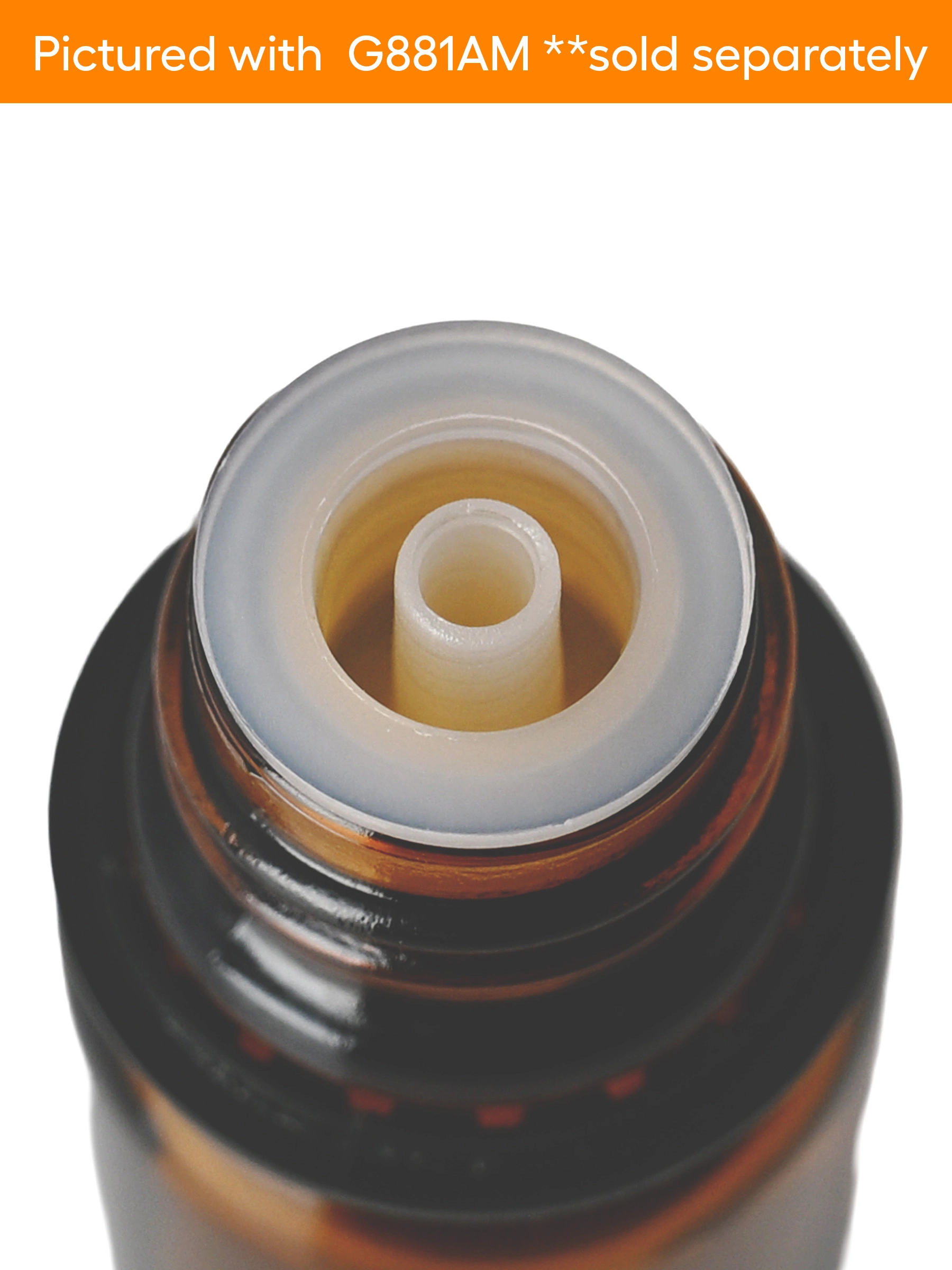 Black PP 18 mm Tamper-Evident Dropper Cap – L866BK
