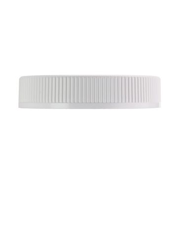 White PP plastic 70-400 child-resistant cap with unprinted universal heat induction seal (HIS) liner
