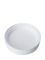 White PP plastic 58-400 child-resistant cap with foam liner