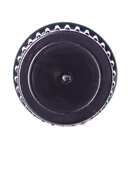 Black HDPE Plastic 18 mm Tamper-Evident Dropper Cap – L958BK