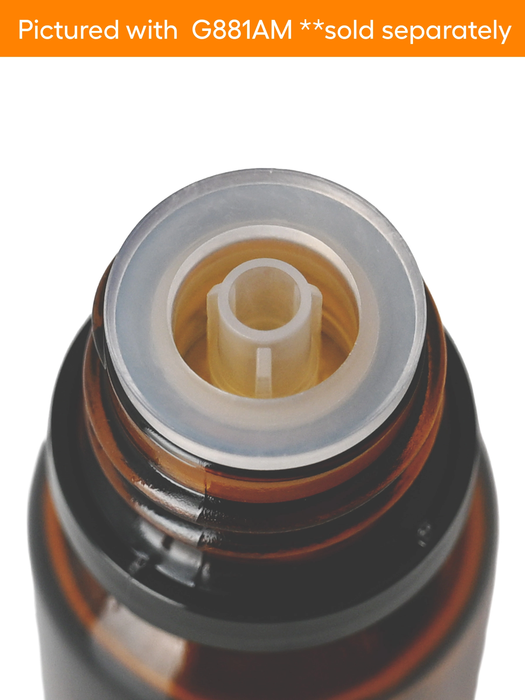 Black HDPE Plastic 18 mm Tamper-Evident Dropper Cap – L958BK