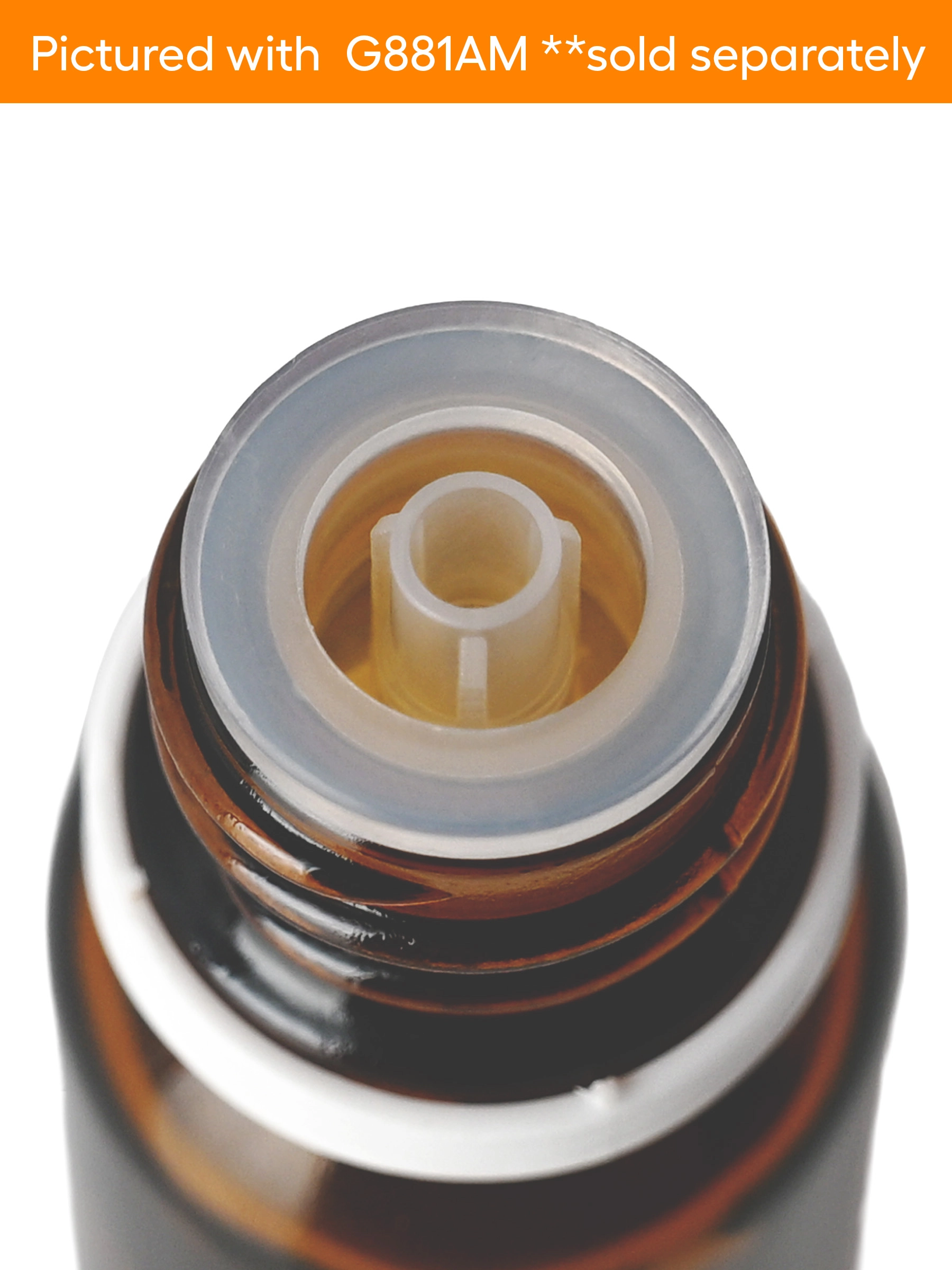 White PP Plastic 18 mm Tamper-Evident Dropper Cap – L958WH