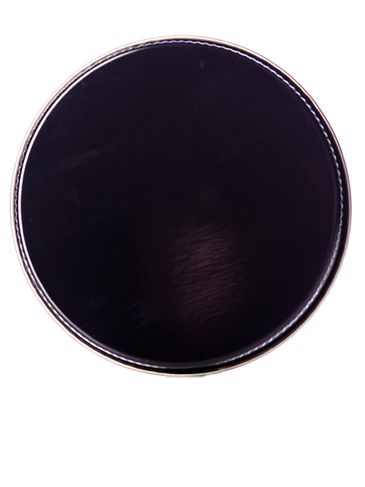 Black metal 70-400 lid with pulp and polyethylene (PPE) liner