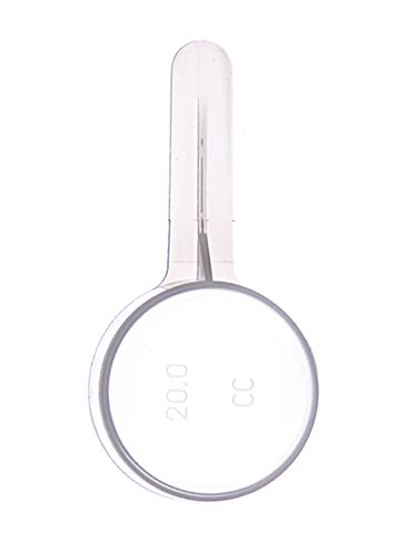 20 cc natural-colored plastic scoop