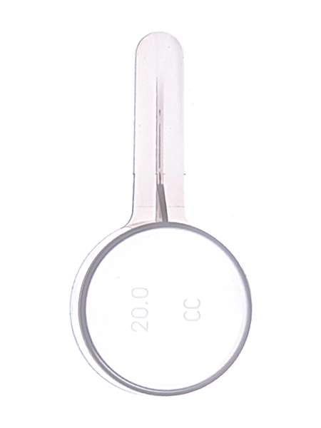 20 cc Natural-Colored Plastic Scoop – M000A