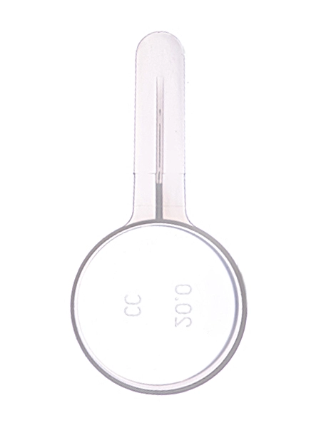 20 cc Natural-Colored Plastic Scoop – M000A