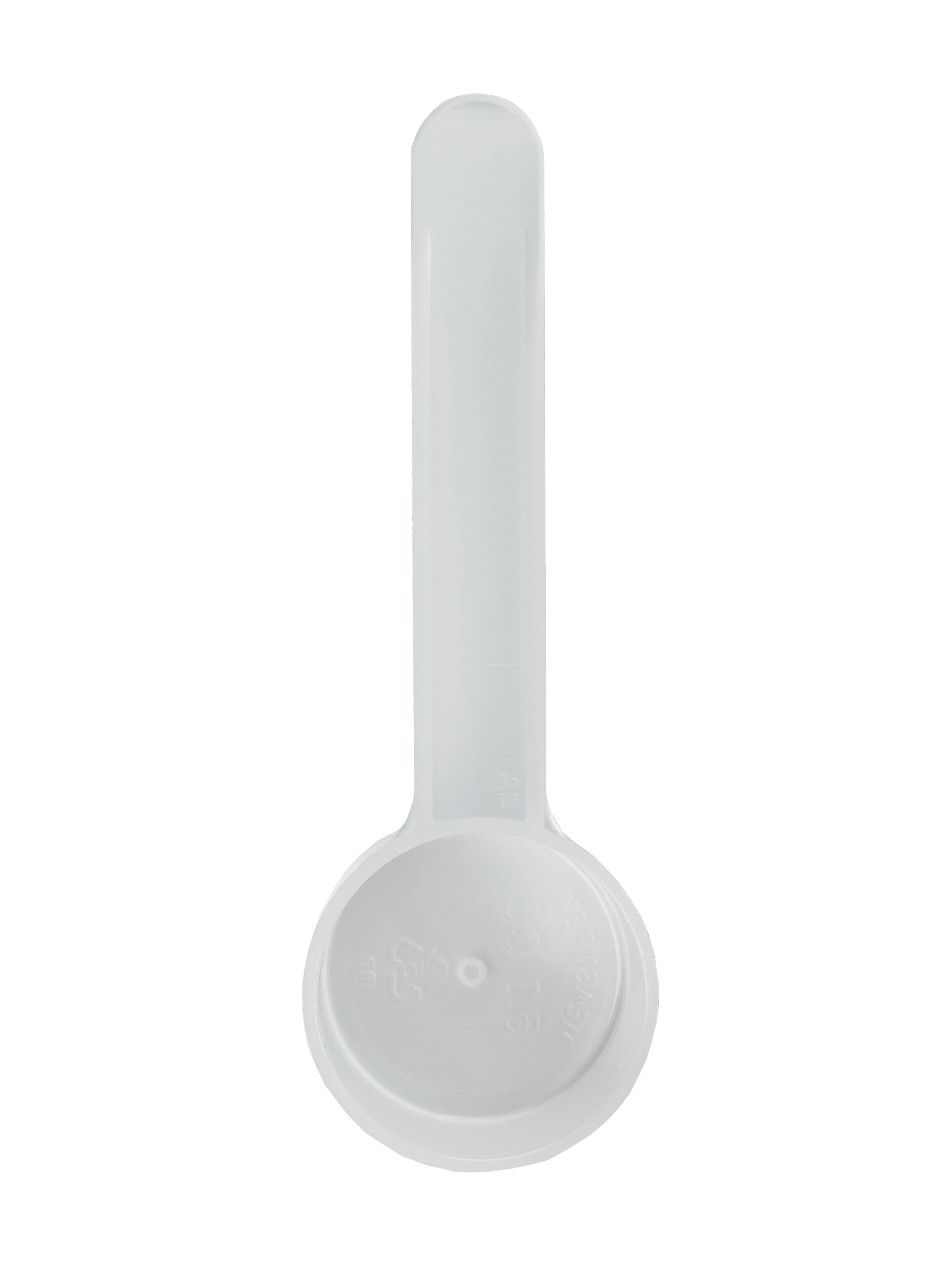 5 cc Natural-Colored PP Plastic 3 Inch Handle Scoop – M001NT