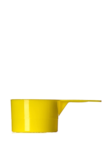 1 oz Yellow Plastic Scoop – M002