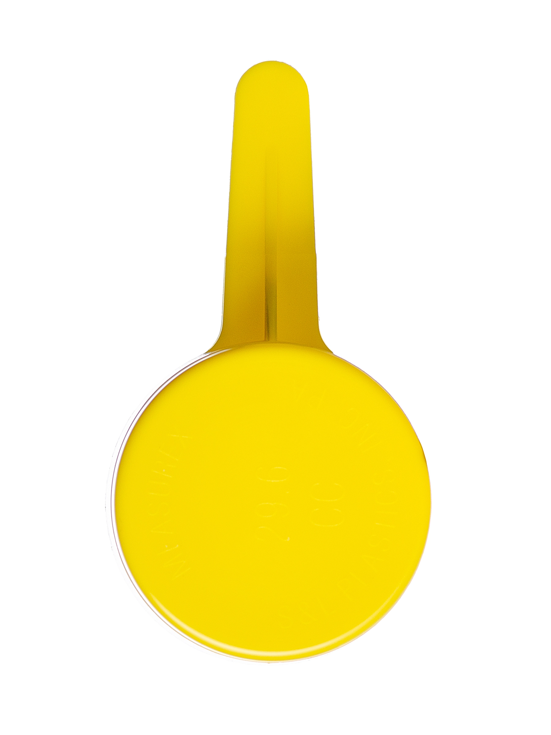 1 oz Yellow Plastic Scoop – M002