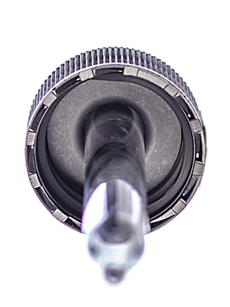 Black PP Plastic 18-400 Ribbed Skirt Dropper Assembly – M005A