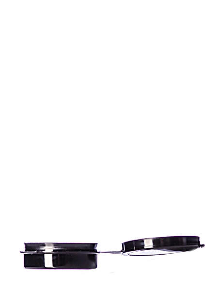 1/4 oz Black PP Plastic Hinged Container – M010