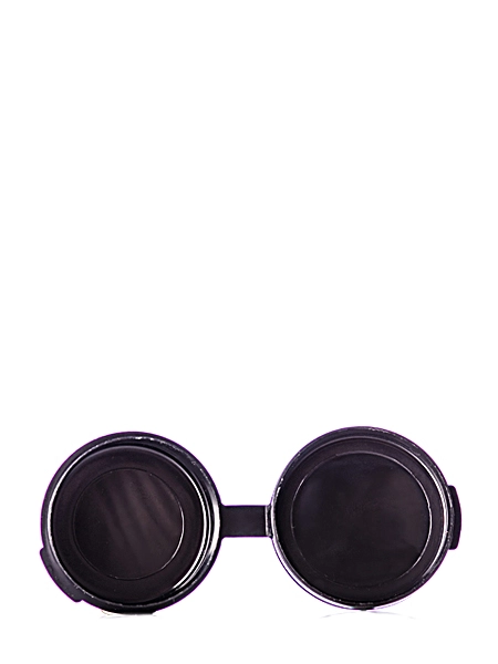 1/4 oz Black PP Plastic Hinged Container – M010
