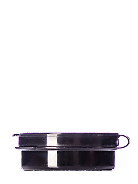 1/4 oz Black PP Plastic Hinged Container – M010