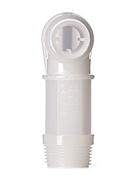 3/4 Inch Natural-Colored Plastic Flo-Rite Spigot – M111