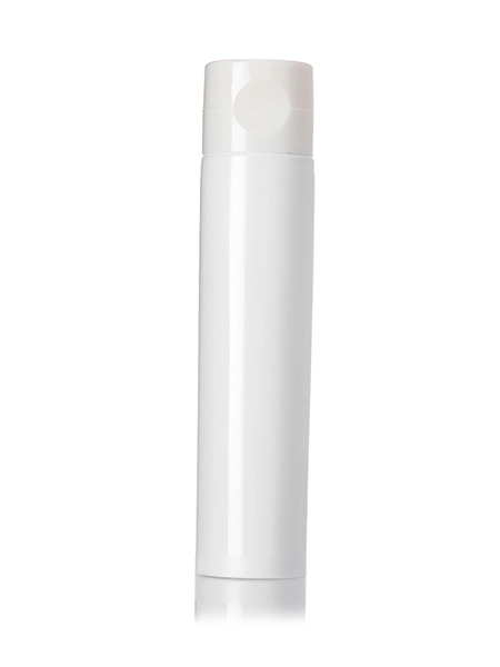 1 oz Glossy White LDPE Plastic 5-Layer Tube – M1300WH