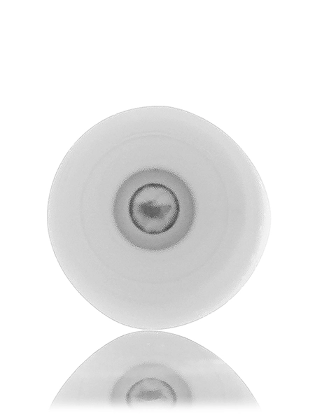 1 oz Glossy White LDPE Plastic 5-Layer Tube – M1300WH