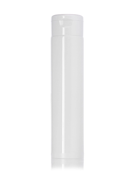 4 oz Glossy White LDPE Plastic 5-Layer Tube – M1302WH