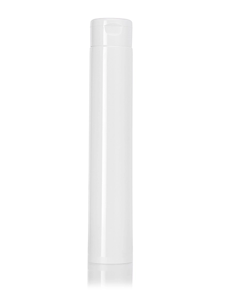 6 oz Glossy White LDPE Plastic 5-Layer Tube – M1303WH