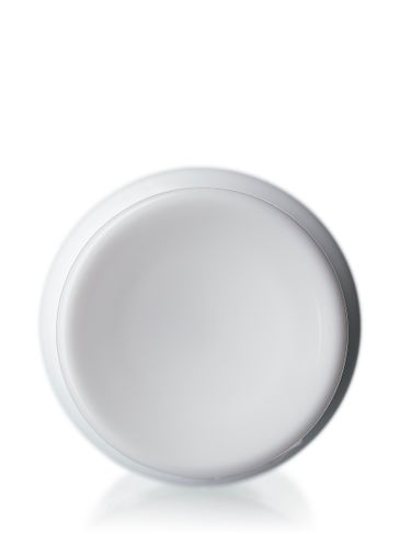 2 oz glossy white LDPE plastic 5-layer tube withl flip cap and heat induction seal (HIS) liner (0.125 inch orifice)