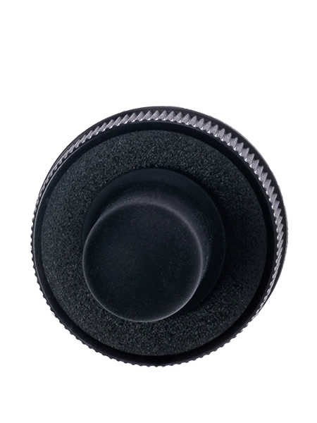 Black PP Plastic 24-400 Ribbed Skirt Dropper Assembly – M1352BK