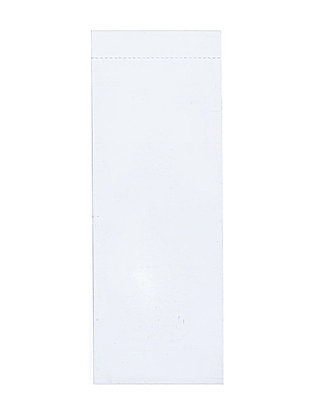 75 mm x 28 mm Clear PVC Plastic Perforated Shrink Band – M139