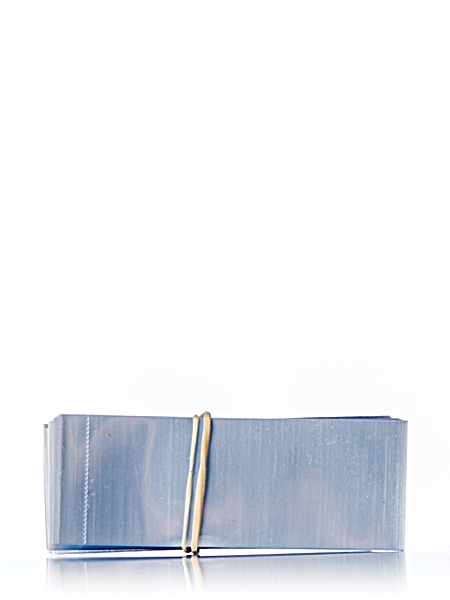 75 mm x 28 mm Clear PVC Plastic Perforated Shrink Band – M139