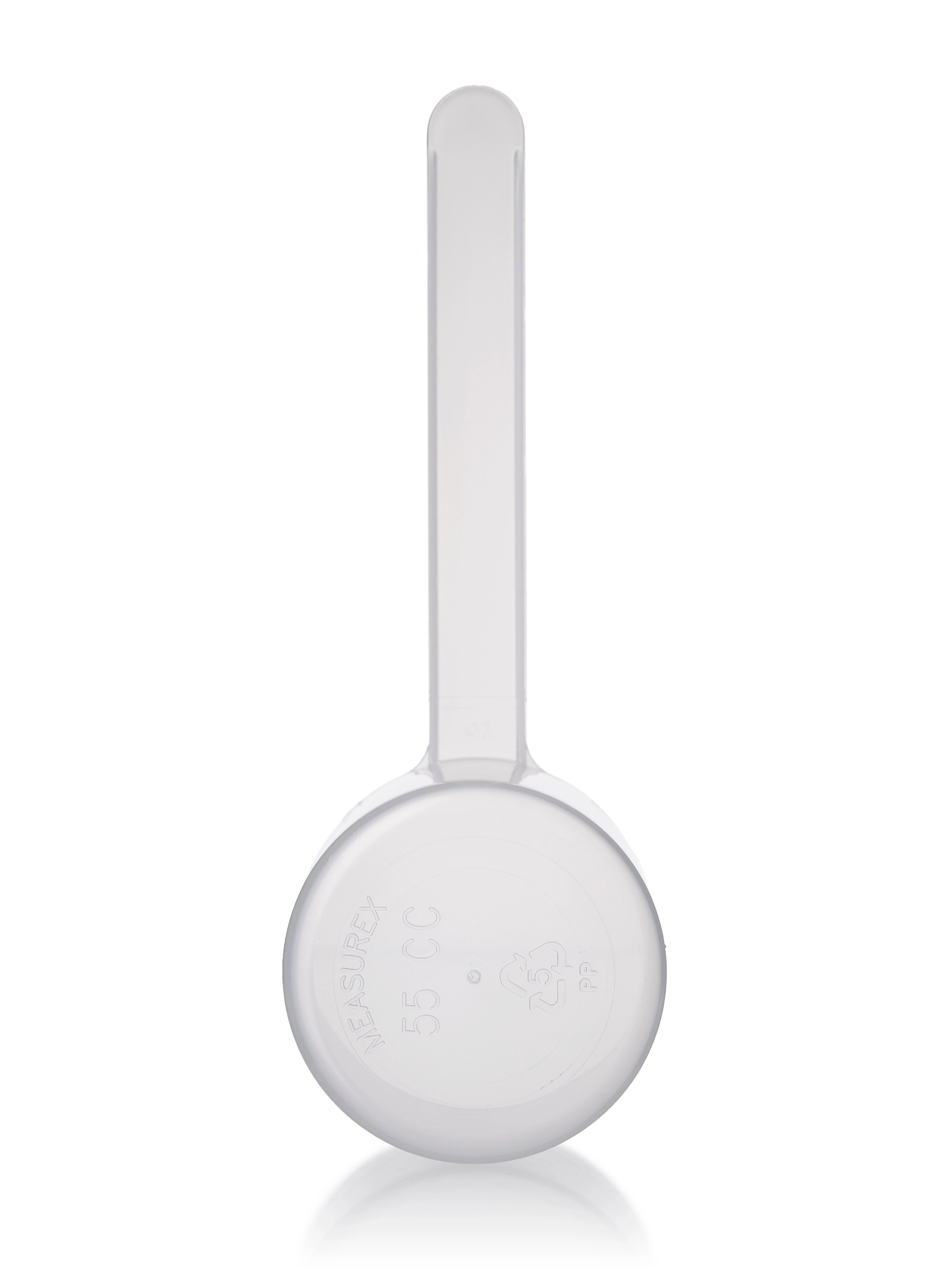 55 cc Natural-Colored PP Plastic Scoop – M1515NT