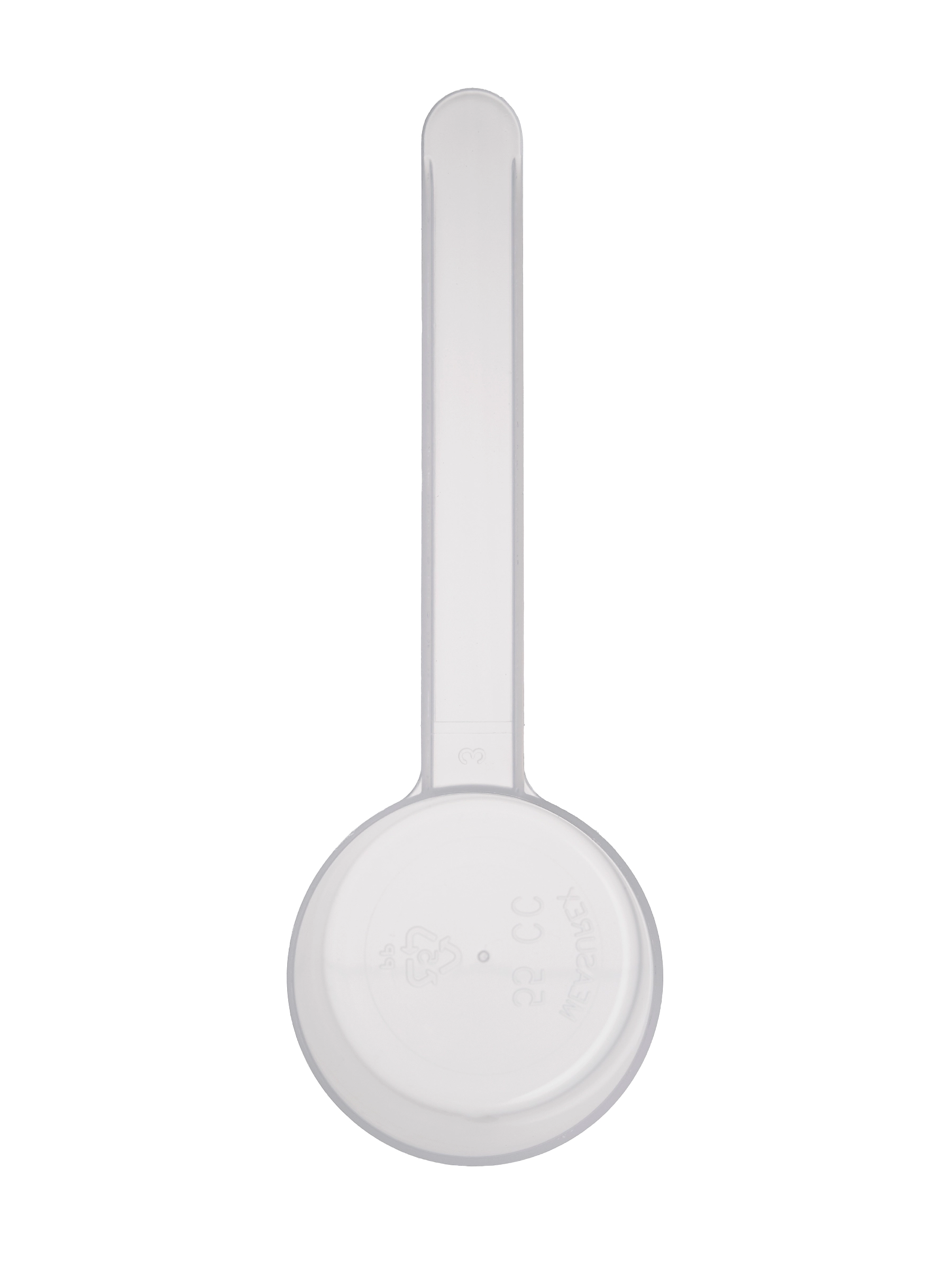 55 cc Natural-Colored PP Plastic Scoop – M1515NT