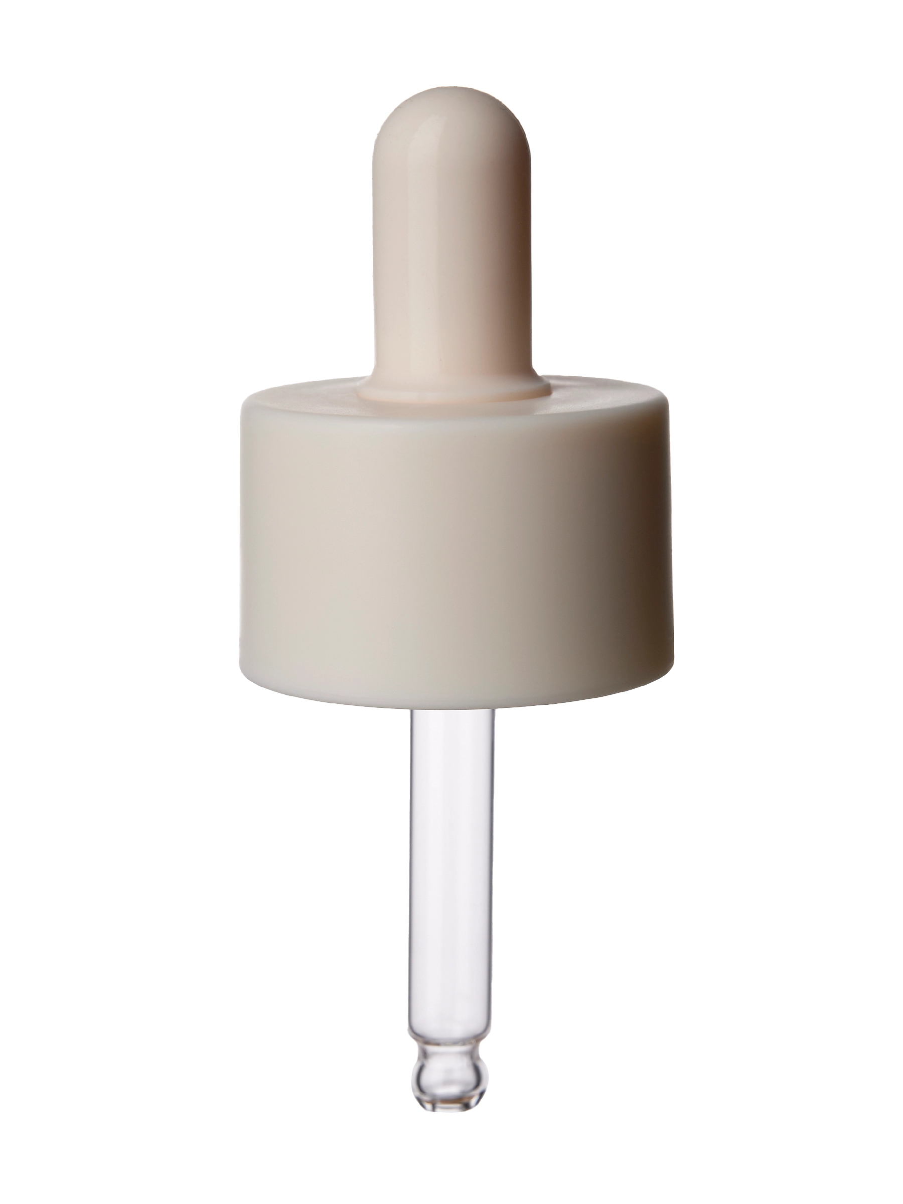 Beige PP Plastic 24-410 Smooth Skirt Dropper Assembly – M15473BG