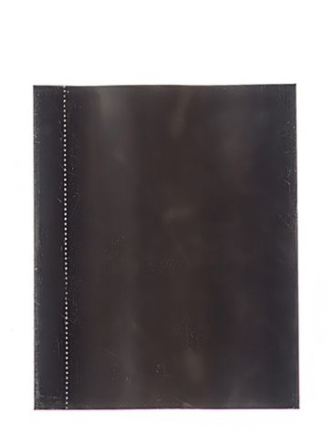 52x65 Black PVC plastic perforated shrink band for 28 mm neck finish