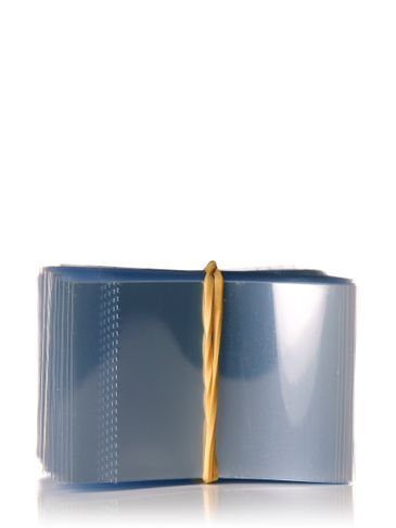 45mm x 30mm clear PVC plastic perforated shrink band