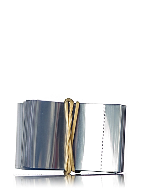 38 mm x 25 mm Clear PVC Plastic Perforated Shrink Band – M167