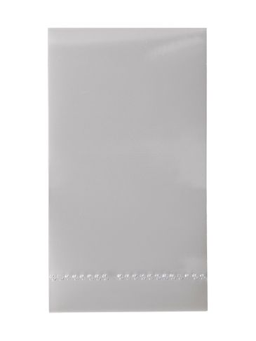 50 mm x 27 mm clear PVC plastic perforated shrink band for 28 mm neck finish