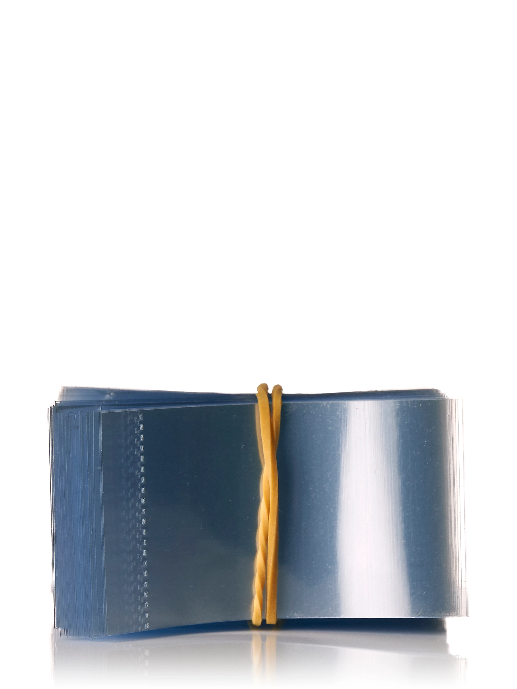 50 mm x 27 mm Clear PVC Plastic Perforated Shrink Band – M168CL