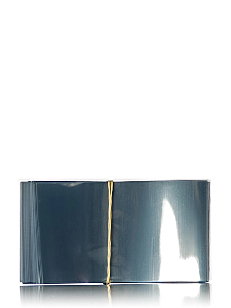 90 mm x 50 mm Clear PVC Plastic Non-Perforated Shrink Band – m170
