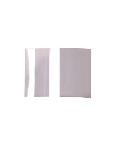 40 mm x 30 mm clear PVC plastic perforated shrink band for child-resistant 18 mm neck finish