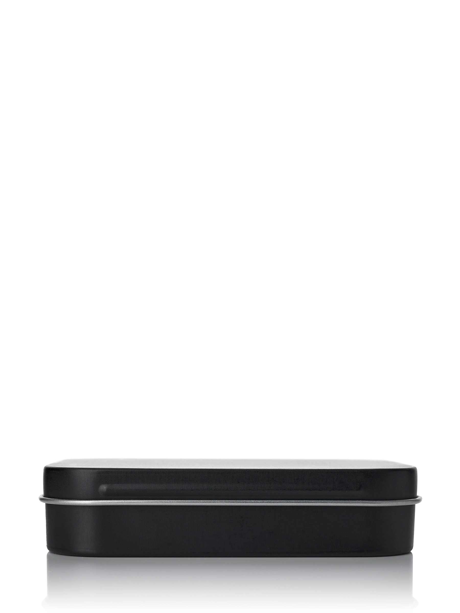 3.70 x 2.28 x 0.82 Inch Black Tin-Plated Steel Rectangular Tin – M1748BK