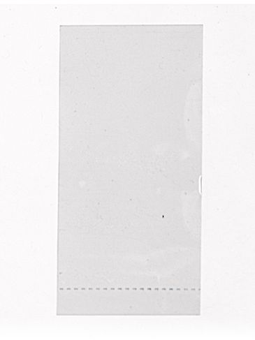 66 mm x 32 mm clear PVC plastic perforated shrink band for 38 mm neck finish