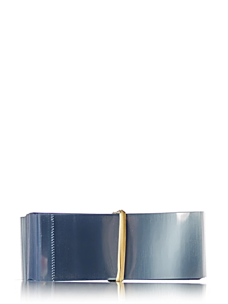 66 mm x 32 mm Clear PVC Plastic Perforated Shrink Band – M190