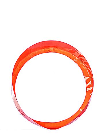 192 mm x 25 mm red plastic preformed shrink band