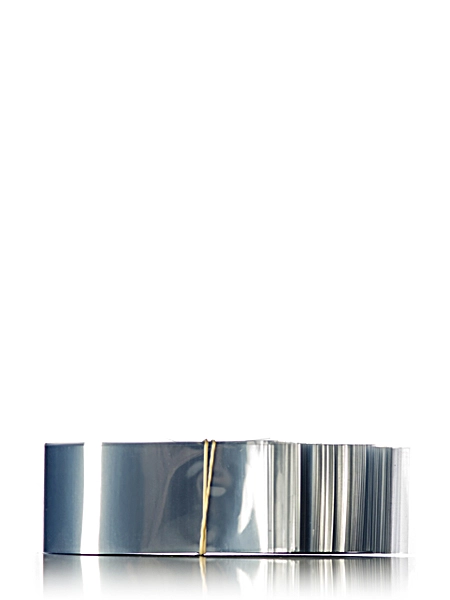190 mm x 35 mm Clear PVC Plastic Non-Perforated Shrink Band for Tubs – M192